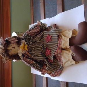 Raggedy Ann Doll 17" tall Americano Style